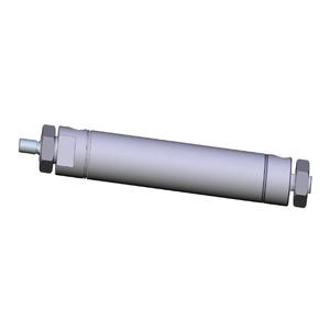 SMC VALVES NCME106-0400 Round Body Cylinder, 1 1/16 Inch Size, Double Acting | AM8URU