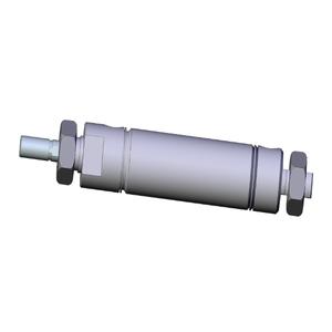 SMC VALVES NCME125-0200 Round Body Cylinder, 1.25 Inch Size, Double Acting | AL6GVK
