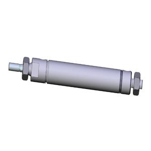 SMC VALVES NCME125-0400 Zylinder mit rundem Körper, 1.25 Zoll Größe, doppeltwirkend | AK8NPX