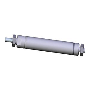 SMC VALVES NCME125-0500C Zylinder mit rundem Körper, 1.25 Zoll Größe, doppeltwirkend | AM8YDK