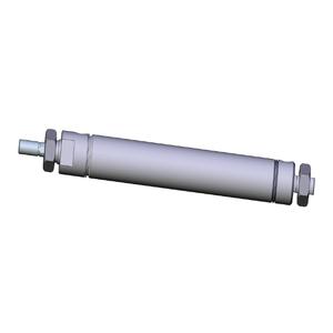 SMC VALVES NCME125-0600 Zylinder mit rundem Körper, 1.25 Zoll Größe, doppeltwirkend | AK8NPZ