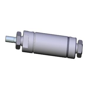 SMC VALVES NCME150-0200 Zylinder mit rundem Körper, 1.5 Zoll Größe, doppeltwirkend | AK8NQD
