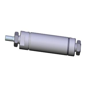 SMC VALVES NCME150-0300C Zylinder mit rundem Körper, 1.5 Zoll Größe, doppeltwirkend | AN2AZV