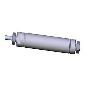 SMC VALVES NCME150-0500 Round Body Cylinder, 1.5 Inch Size, Double Acting | AL8UZV