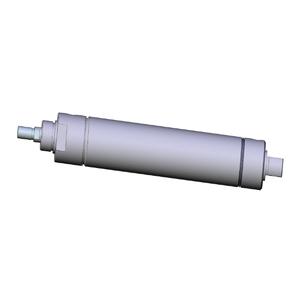 SMC VALVES NCME200-0700C Zylinder mit rundem Körper, 2.0 Zoll Größe, doppeltwirkend | AN2BAJ