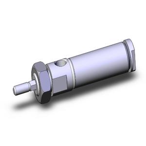 SMC VALVES NCMKB075-0050 Round Body Cylinder, .75 Inch Size, Non Rotating | AM2EKR