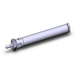 SMC VALVES NCMKB075-0400 Zylinder mit rundem Körper, 75 Zoll Größe, nicht rotierend | AM8EXP