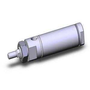 SMC VALVES NCMKB106-0100C Round Body Cylinder, 1 1/16 Inch Size, Non Rotating | AN2BAP