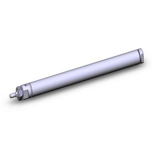 SMC VALVES NCMKB106-1000 Round Body Cylinder, 1-1/16 Size, Non Rotating | AN6JYB