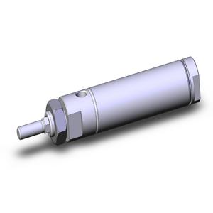 SMC VALVES NCMKB125-0200C Round Body Cylinder, 1.25 Inch Size, Non Rotating | AL4NUM