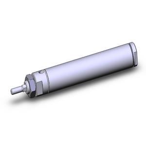 SMC VALVES NCMKB150-0600 Round Body Cylinder, 1.5 Inch Size, Non Rotating | AM4CRP