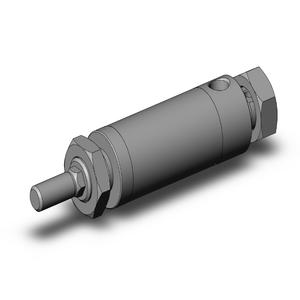 SMC VALVES NCMKE125-0050CS Round Body Cylinder, 1.25 Inch Size | AL3ZTZ