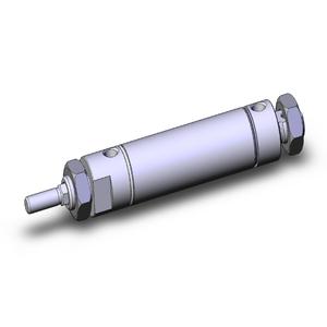 SMC VALVES NCMKE125-0200C Zylinder mit rundem Körper, 1.25 Zoll Größe, nicht rotierend | AM8ZTW