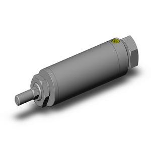 SMC VALVES NCMKE150-0200S Zylinder mit rundem Körper, 1.5 Zoll Größe | AL3ZUD