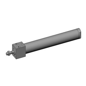 SMC VALVES NCMR106-0400S Round Body Cylinder, 1 1/16 Inch Size, Single Acting | AM9MLR