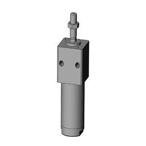 SMC VALVES NCMR150-0100 Round Body Cylinder, 1.5 Inch Size, Double Acting | AM4CUG