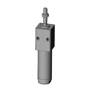 SMC VALVES NCMR150-0100C Zylinder mit rundem Körper, 1.5 Zoll Größe, doppeltwirkend | AN2BAV