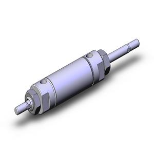 SMC VALVES NCMW150-0150 Round Body Cylinder, 1.5 Inch Size, Double Rod | AL8UZW