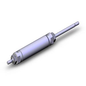 SMC VALVES NCMW150-0400 Round Body Cylinder, 1.5 Inch Size, Double Rod | AL8UZX