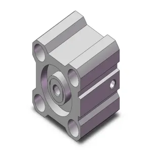 SMC VALVES NCQ2A25-10T Compact Cylinder, 25 mm Size, Spring Extended | AL7FLG