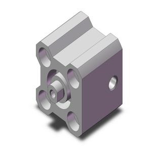 SMC VALVES NCQ2B12-5S Kompaktzylinder, 12 mm Größe, Federrückstellung | AM2NNP