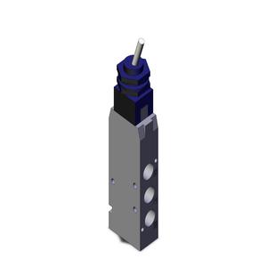 SMC VALVES NVFM250-N02-08 Mechanical Valve, 1/4 Inch Size, Body Port | AL3ZXA