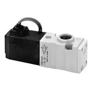 SMC VALVES NVK3120-3D-01T-F Solenoid Valve, 1/8 Inch Size Body Port | AL4BBF