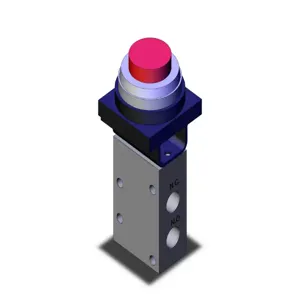 SMC VALVES NVM430-N01-32R Mechanical Valve, 1/8 Inch N Port Size | AL4BKJ