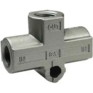 SMC VALVES NVR1220-N02 Check Valve, With Fitting, 1/4 Inch N Port | AL3LVP