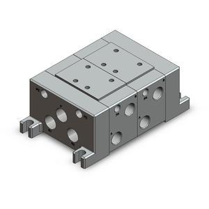 SMC VALVES VV71-P-02 Block, 4/5 Anschlussgröße | AL4CMG