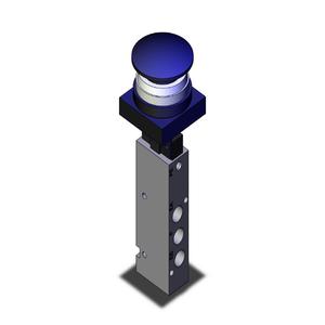 SMC VALVES NVZM450-N01-30B Mechanical Valve, 1/4 Inch Size, Body Port | AL3QBE