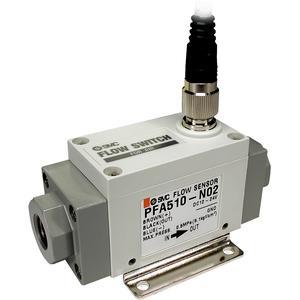 SMC VALVES PF2A550-N02-2-C Flow Switch, 1/4 Inch N Port Size | AN6EVU