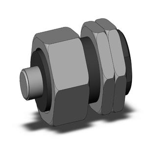 SMC VALVES RBQC2508S Stoßdämpfer, 8 mm Hub | AP3BKK