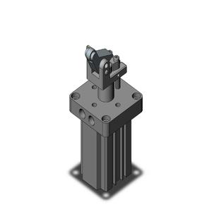 SMC VALVES RSH32-20DM-D Stopperzylinder, 32 mm Größe, doppeltwirkender automatischer Umschalter | AM7XCM