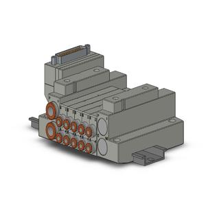 SMC VALVES SS5V1-16FD1-05D-N3 Valve Manifold | AN8CWG