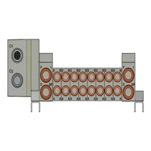 SMC VALVES SS5V1-W10SA2WD-08B-C6-D0 Valve Manifold | AN2BWY