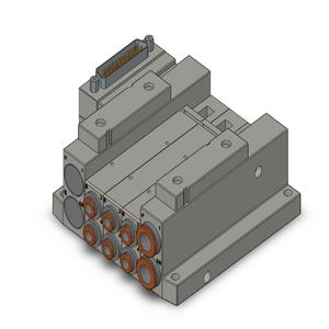 SMC VALVES SS5V2-10FD1-03U-C6 Ventilverteiler | AM8AUL