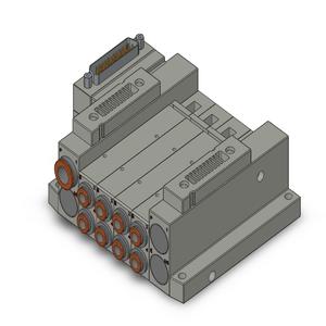 SMC VALVES SS5V2-10FD1-04DS-N7 Ventilverteiler | AN2BXB