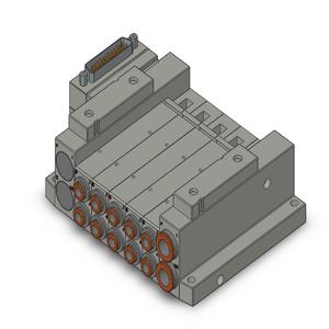 SMC VALVES SS5V2-10FD1-05U-C6 Valve Manifold | AM7VRA