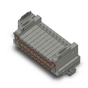 SMC VALVES SS5V2-10FD1-10BS-N7 Ventilverteiler | AN2BXD