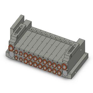 SMC VALVES SS5V2-W10S10D-10BS-C6 Ventilverteiler | AN2BXR