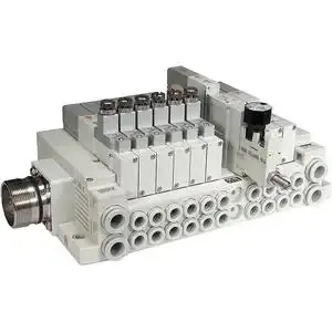 SMC VALVES SS5V1-W16CD-02B-C4-X153 Manifold, Built In Fitting, 1/4 | AN8HDW