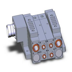 SMC VALVES SS5V3-W10CD-02BS-C6 Ventilverteiler | AN2BXZ