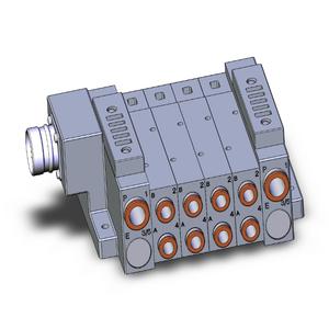 SMC VALVES SS5V3-W10CD-04BS-C8 Ventilverteiler | AN8MHT