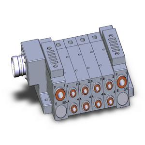 SMC VALVES SS5V3-W10CD-04BS-N7 Ventilverteiler | AN6AZT