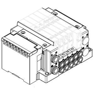 SMC VALVES SS5Y5-10S3V-08B-N7 Ventilverteiler | AN6BFJ