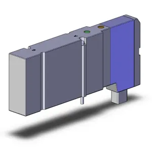 SMC VALVES SV2200-5FR Solenoid Valve, 5 Port Size | AM9GXH