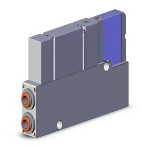 SMC VALVES SV2200-5FU-T-C6 Solenoid Valve, 5 Port Size | AN8AXC