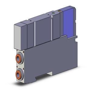 SMC VALVES SV2300-5FU-C-N7 Solenoid Valve, 5 Port Size | AM8AUN