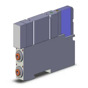 SMC VALVES SV2400-5FU-C-N3 Solenoid Valve, 5 Port Size | AN2CBH